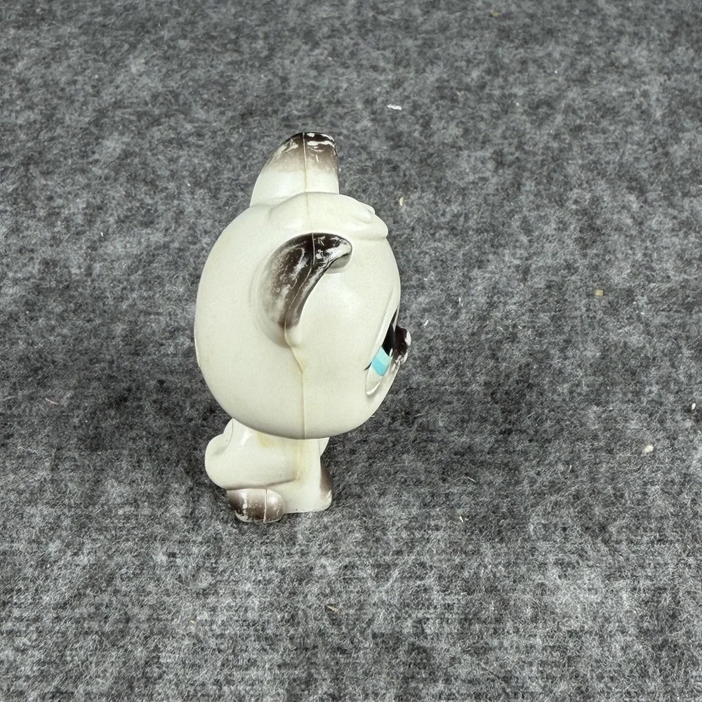Littlest Pet Shop White Siamese Cat PP1 Hasbro Blue Eyes 2005 LPS 1st gen Toy